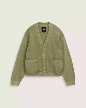 Bayview Acid Wash Cardigan Pullover
