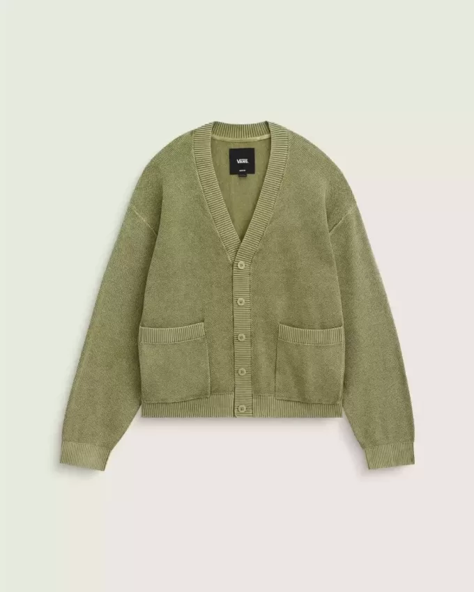 Bayview Acid Wash Cardigan Pullover Bayview Acid Wash Cardigan Pullover