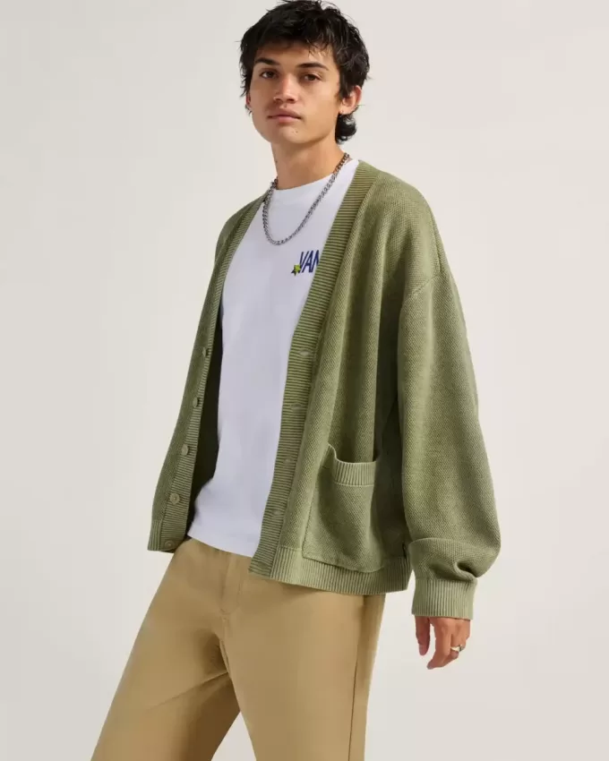 Bayview Acid Wash Cardigan Pullover Bayview Acid Wash Cardigan Pullover