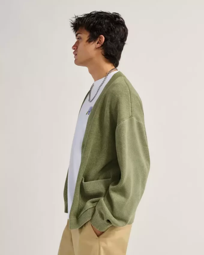 Bayview Acid Wash Cardigan Pullover Bayview Acid Wash Cardigan Pullover