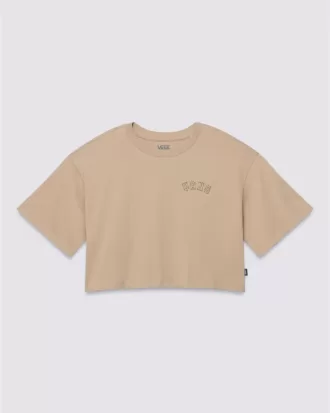 Behelfsmäßiges Relax-Crop-T-Shirt