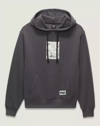 Bloussant-Graffiti-Kapuzenpullover „Missed Flights“.