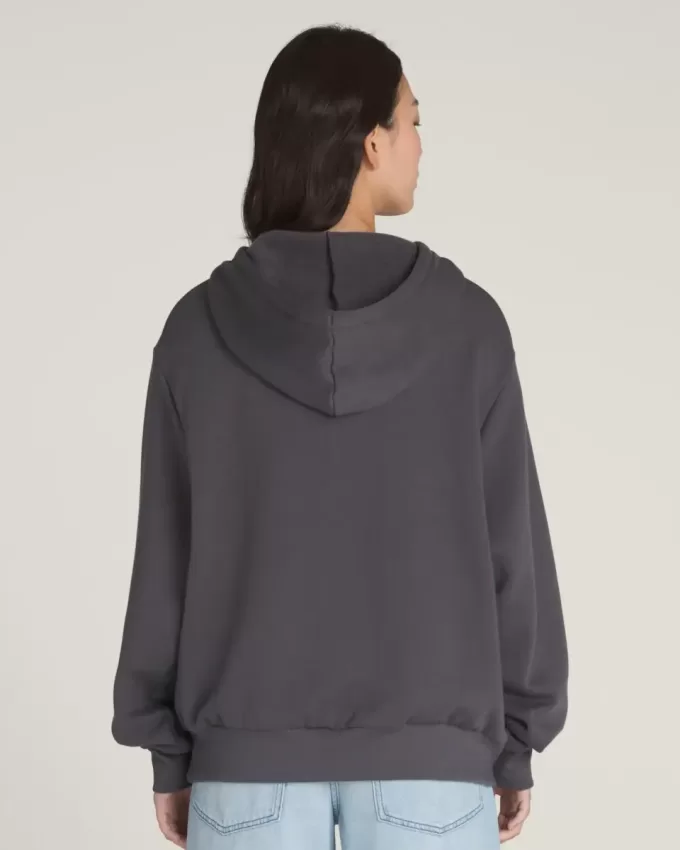 Bloussant-Graffiti-Kapuzenpullover „Missed Flights“. Bloussant-Graffiti-Kapuzenpullover „Missed Flights“.