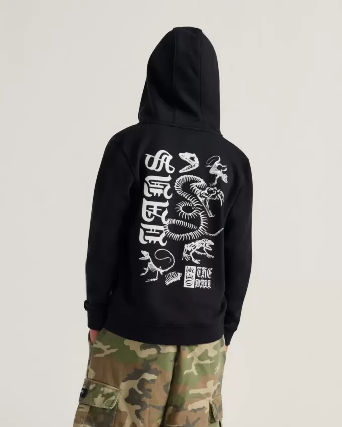 Bone Yard Kapuzenjacke mit durchgehendem Reißverschluss für Kinder Bone Yard Kapuzenjacke mit durchgehendem Reißverschluss für Kinder