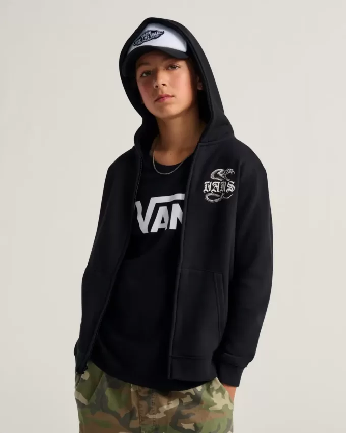 Bone Yard Kapuzenjacke mit durchgehendem Reißverschluss für Kinder Bone Yard Kapuzenjacke mit durchgehendem Reißverschluss für Kinder