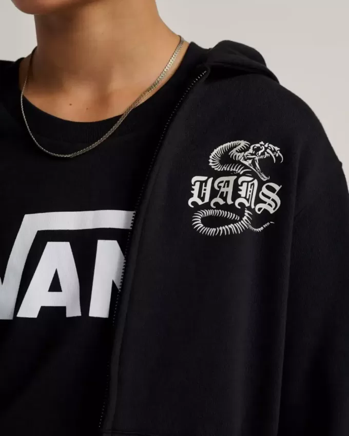 Bone Yard Kapuzenjacke mit durchgehendem Reißverschluss für Kinder Bone Yard Kapuzenjacke mit durchgehendem Reißverschluss für Kinder