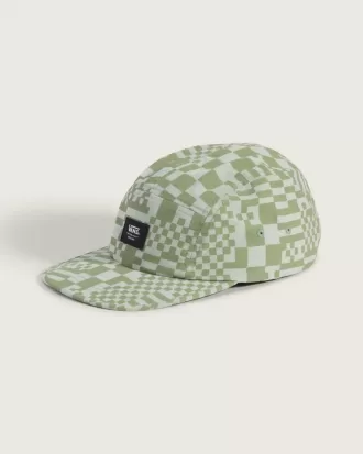 Camper-Mütze mit Schachbrettmuster