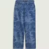 Check-5 Loose Denim-Hose
