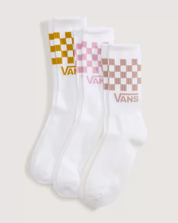 Classic Check Crew Socken, 3er-Pack