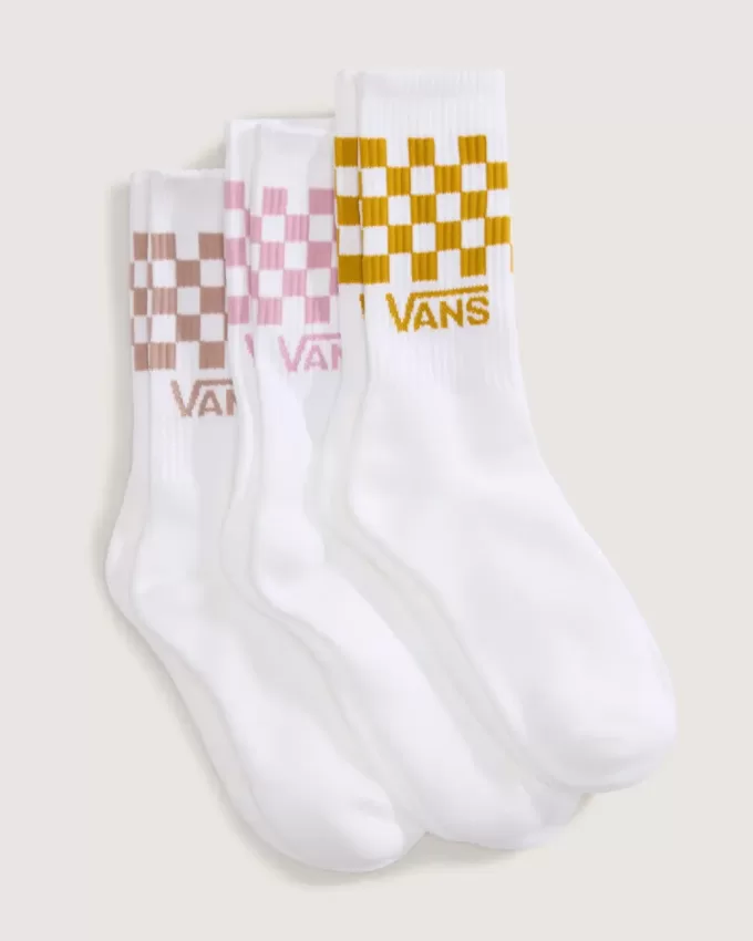 Classic Check Crew Socken, 3er-Pack