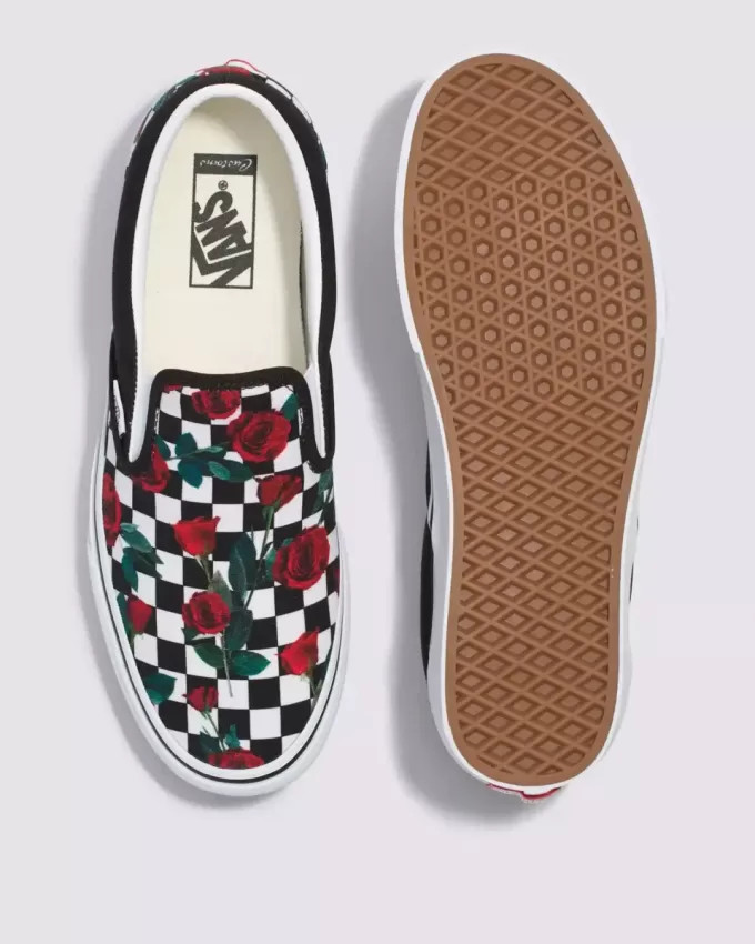 Customs Classic Slip-On-Schuh mit Schachbrettmuster Customs Classic Slip-On-Schuh mit Schachbrettmuster