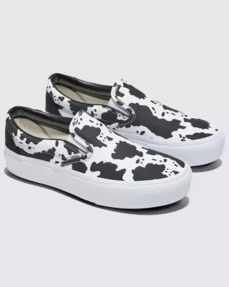 Customs Klassischer Slip-On-Plateauschuh