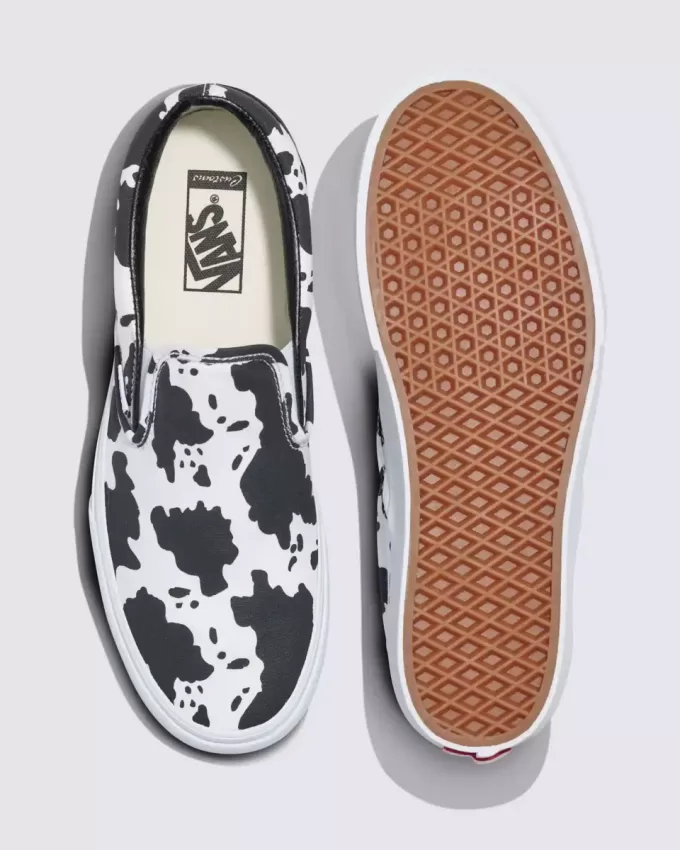 Customs Klassischer Slip-On-Plateauschuh