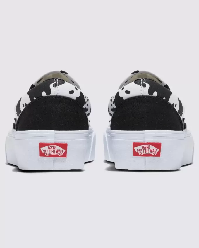 Customs Klassischer Slip-On-Plateauschuh