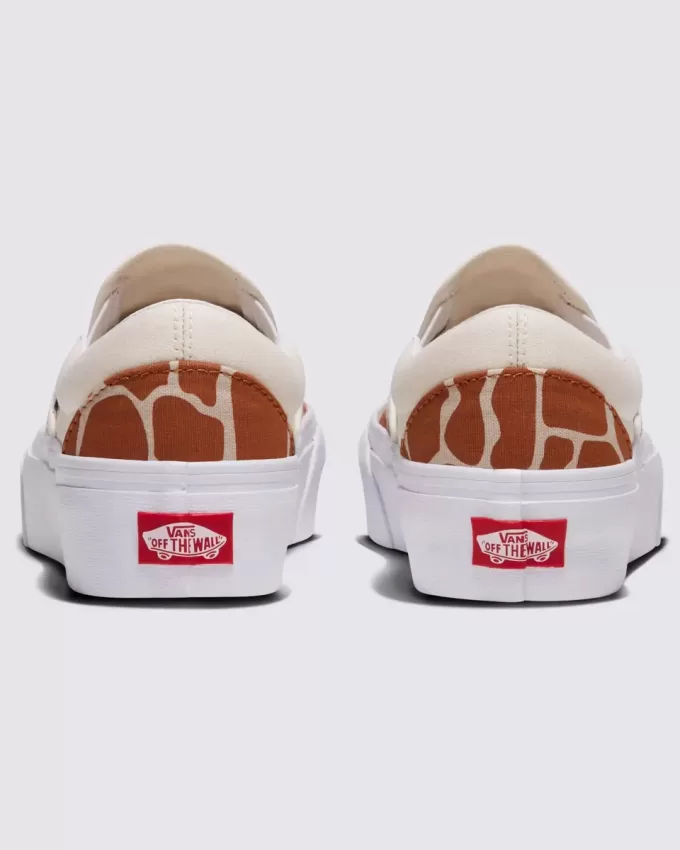 Customs Klassischer Slip-On-Plateauschuh