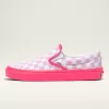 Customs Klassischer Slip-On-Schachbrett-Schuh in weiter Passform