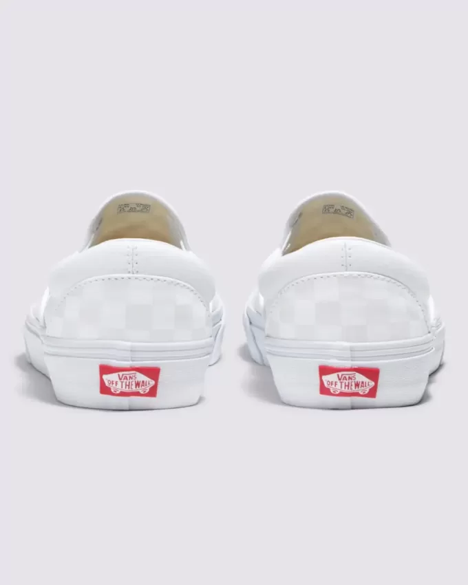Customs Klassischer Slip-On-Schachbrett-Schuh in weiter Passform Customs Klassischer Slip-On-Schachbrett-Schuh in weiter Passform