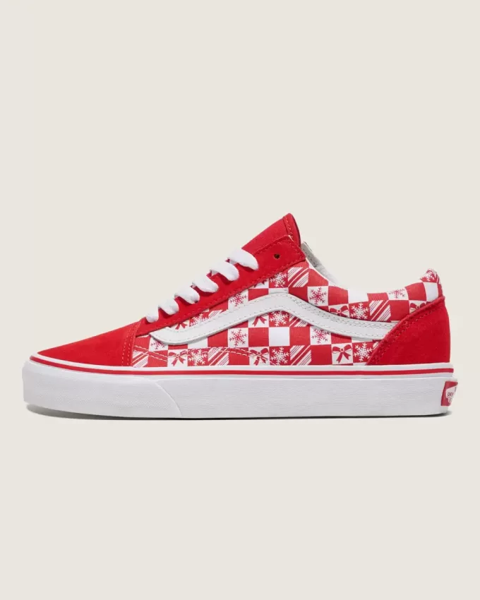 Customs Old Skool Holiday Checkerboard Schuh Customs Old Skool Holiday Checkerboard Schuh