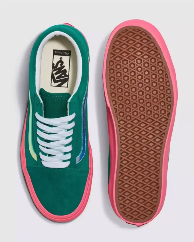 Customs Old Skool Plateau-Wildlederschuh