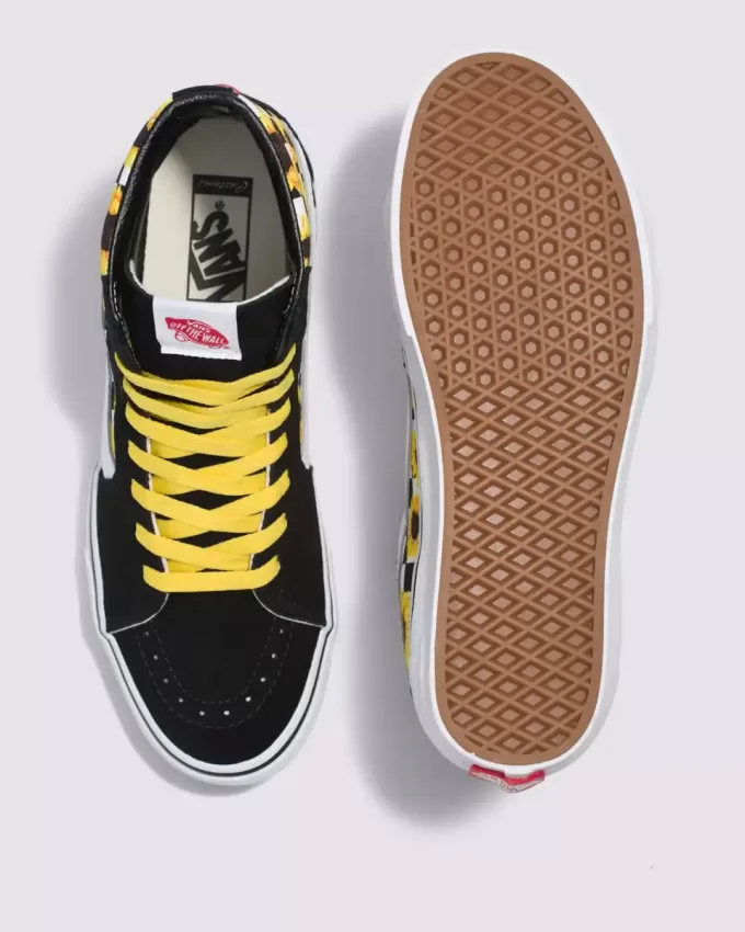 Customs Sk8-Hi Checkerboard Schuh