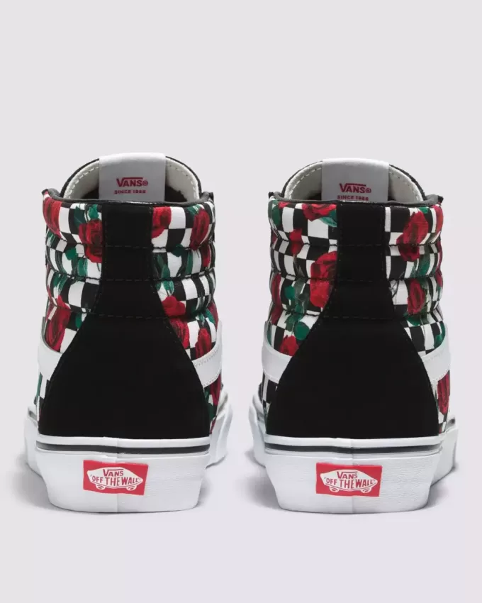 Customs Sk8-Hi Checkerboard Schuh Customs Sk8-Hi Checkerboard Schuh
