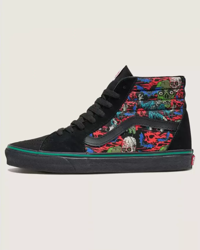 Customs Sk8-Hi Wide Halloween Schuh
