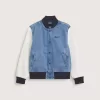 Kinder-Jeans-Baseballjacke Kinder-Jeans-Baseballjacke