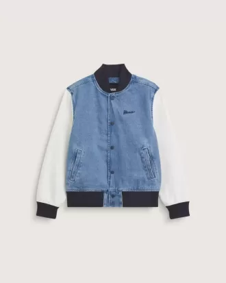 Kinder-Jeans-Baseballjacke