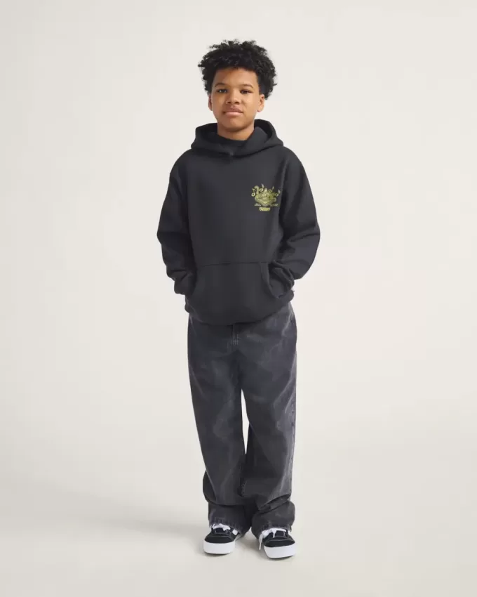 Kinder verkratzte Schallplatten Hoodie