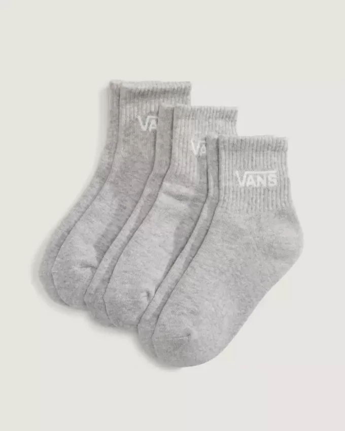 Klassische Half Crew-Socken für Kinder, 3er-Pack