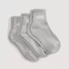 Klassische Half Crew-Socken für Kinder, 3er-Pack