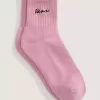 Klassische Half Crew-Socken mit Schriftzug