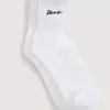 Klassische Half Crew-Socken mit Schriftzug