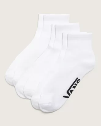 Klassische Quarter Crew-Socken, 3er-Pack