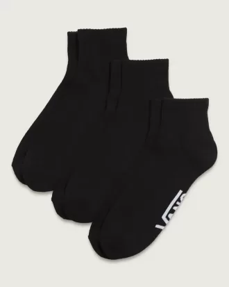 Klassische Quarter Crew-Socken, 3er-Pack