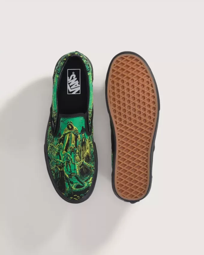 Klassischer Slip-On-Halloween-Schuh
