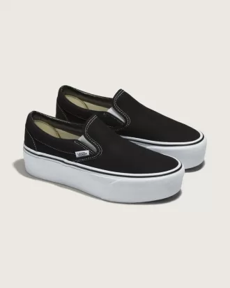 Klassischer Slip-On-Plateauschuh