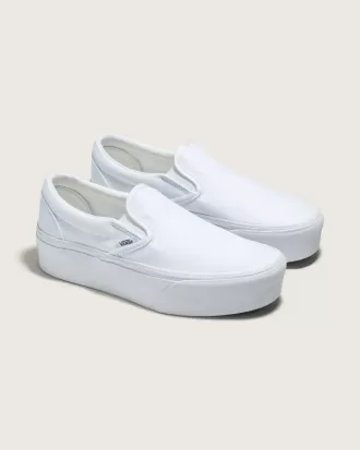 Klassischer Slip-On-Plateauschuh