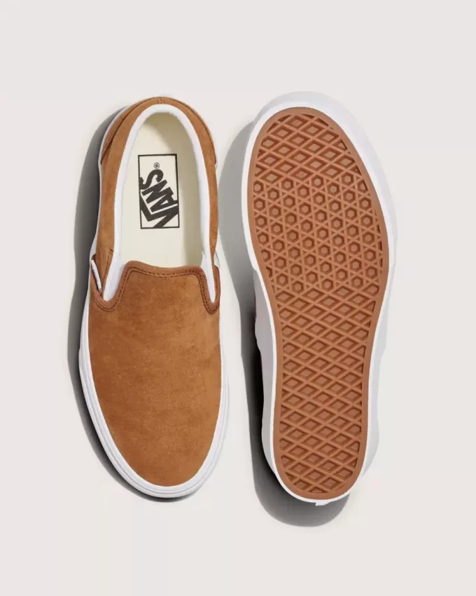 Klassischer Slip-On-Plateauschuh