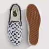 Klassischer Slip-On-Plateauschuh mit Schachbrettmuster Klassischer Slip-On-Plateauschuh mit Schachbrettmuster