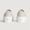 Klassischer Slip-On-Plateauschuh mit Schachbrettmuster