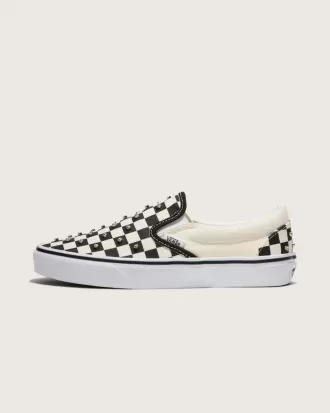 Klassischer Slip-On-Schachbrettschuh