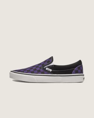 Klassischer Slip-On-Schachbrettschuh