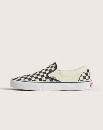 Klassischer Slip-On-Schachbrettschuh