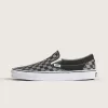 Klassischer Slip-On-Schachbrettschuh
