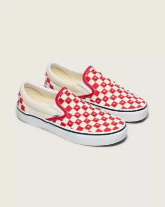 Klassischer Slip-On-Schachbrettschuh