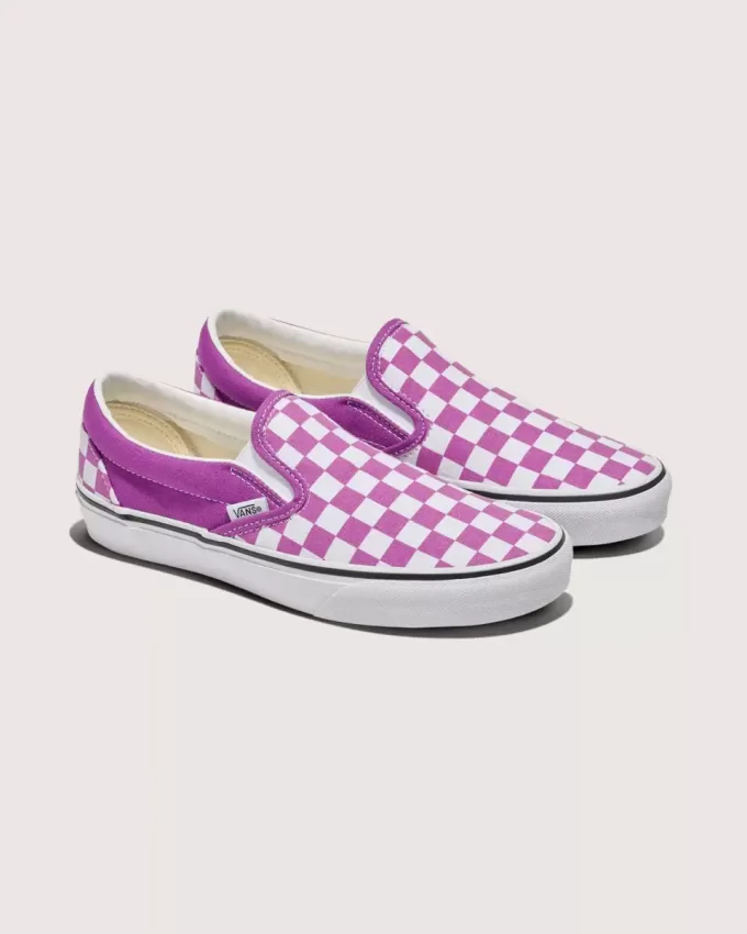 Klassischer Slip-On-Schachbrettschuh Klassischer Slip-On-Schachbrettschuh