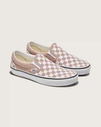 Klassischer Slip-On-Schachbrettschuh