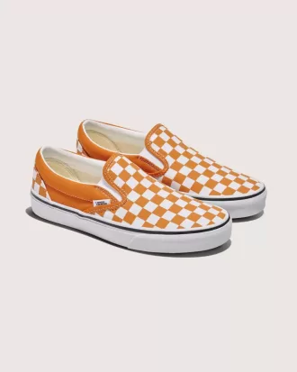 Klassischer Slip-On-Schachbrettschuh