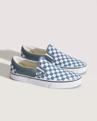 Klassischer Slip-On-Schachbrettschuh